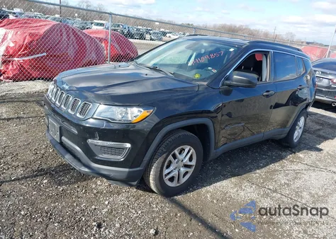 2019 Jeep Compass Sport Fwd from USA, damaged, VIN 3C4NJCAB5KT624032